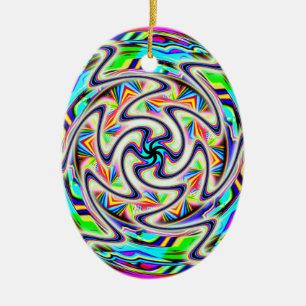 UFO engine FTL Drive (add words) Ceramic Ornament