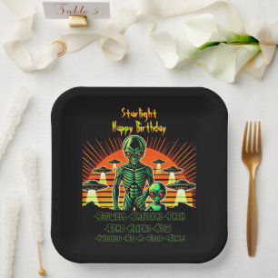 UFO Excitement at Roswell Park! Paper Plate