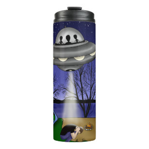 UFO Extraterrestrial Abduction Alien Thermal Tumbler