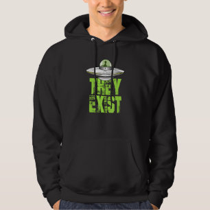 Ufo Flying Saucer Aliens Exist Outer Space Hoodie