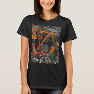 Ufo Flying Saucer Invasion 1950's Sience Fiction A T-Shirt