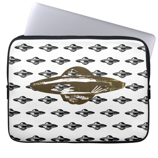UFO flying saucer Laptop Sleeve (Front)