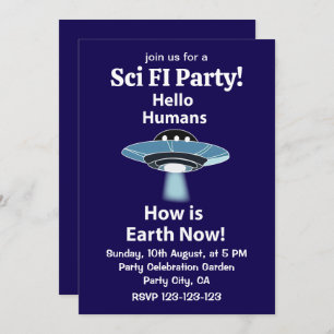 UFO Hello Humans How Is Earth Now UFO Invitation