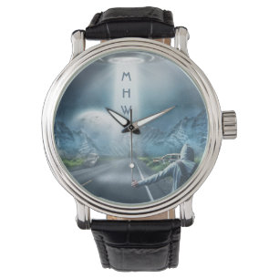 UFO Hitchhiker custom monogram watches