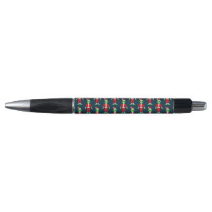 UFO Ho Ho Father Christmas alien Patterned