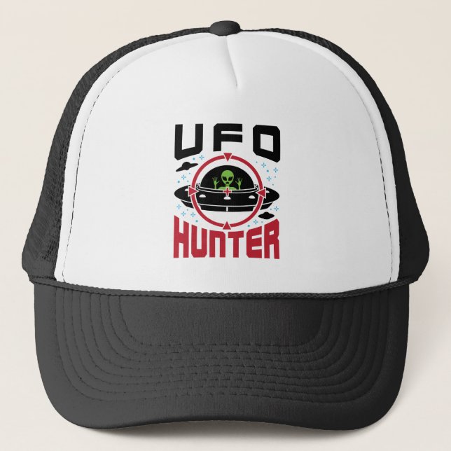 UFO Hunter Trucker Hat (Front)