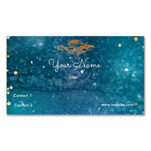 UFO  in the artistic galaxy Magnetic Business Card