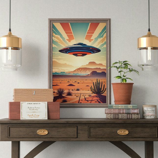 Ufo in the Desert Poster (Creator Uploaded)