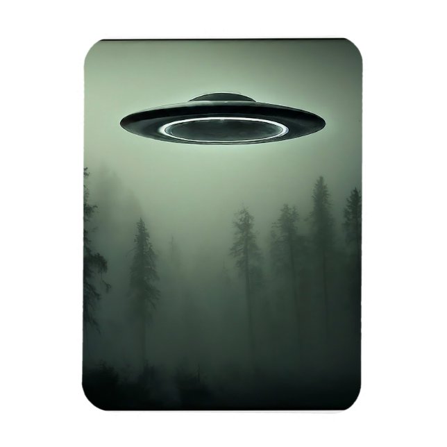 UFO in the Mist Magnet (Vertical)