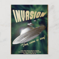 UFO Invasion – Vintage Movie Poster