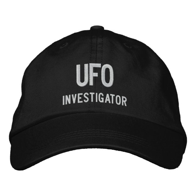 UFO, Investigator Embroidered Hat (Front)