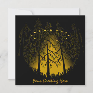 UFO Invitations Personalised SPACESHIP  Art RSVP