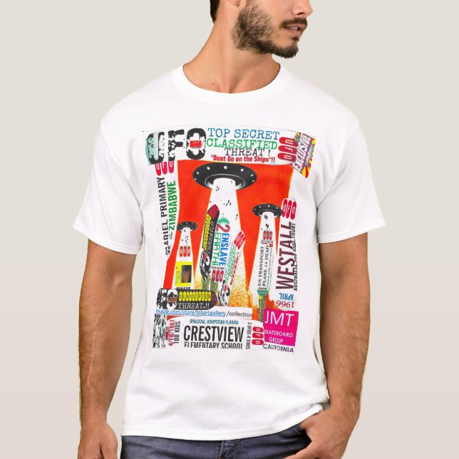 UFO  JMT Men's Basic T-Shirt (Front)