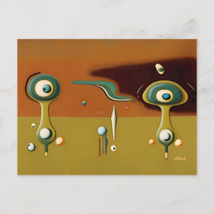 UFO Landing Pad Postcard