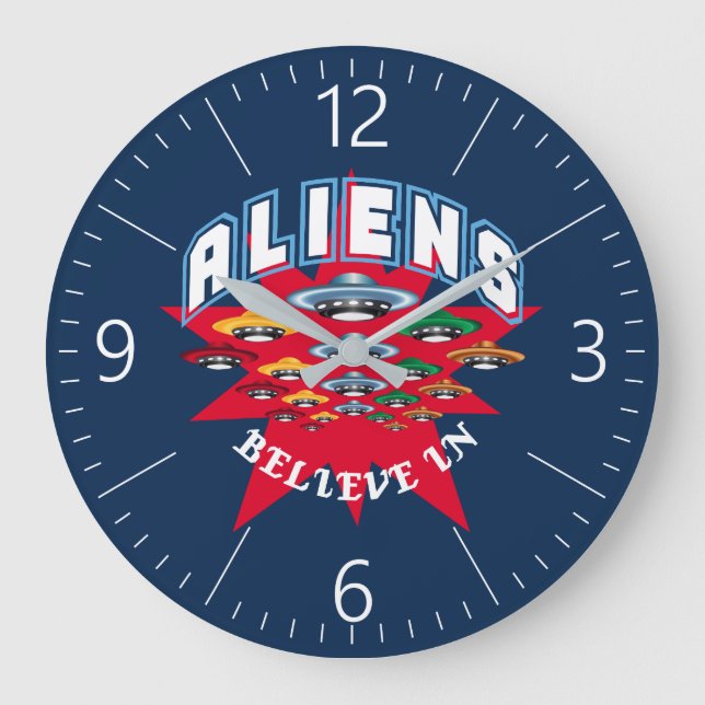 UFO LARGE CLOCK (Front)