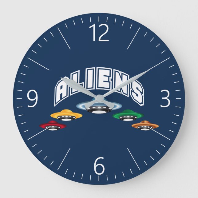 UFO LARGE CLOCK (Front)