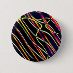 UFO light trails - 2 - Customised 6 Cm Round Badge