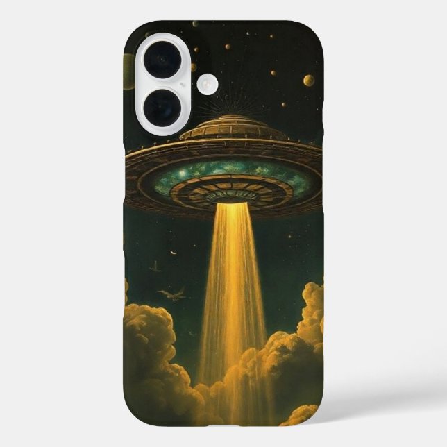 UFO making contact  Case-Mate iPhone Case (Back)