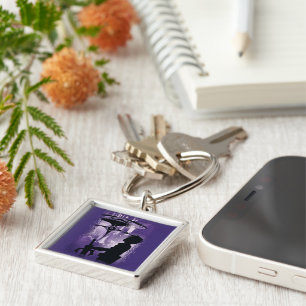 UFO - Mysterious Object Silhouette  Key Ring