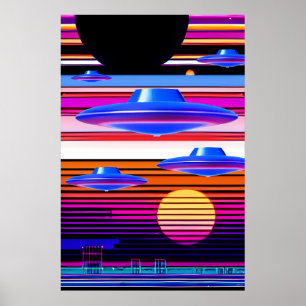 UFO Nostalgia Poster