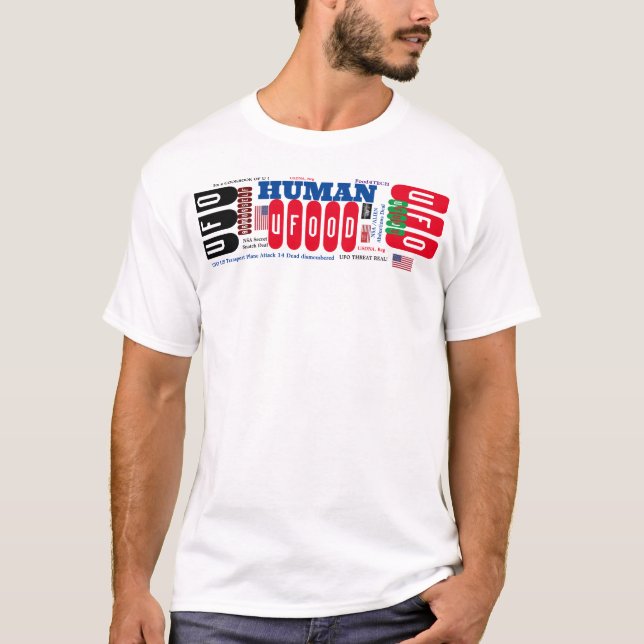 UFO OD  HUMAN Men's Basic T-Shirt (Front)