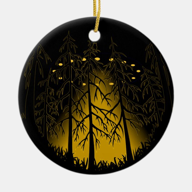 UFO Ornament Cool UFO Decorations Customised Gifts (Front)