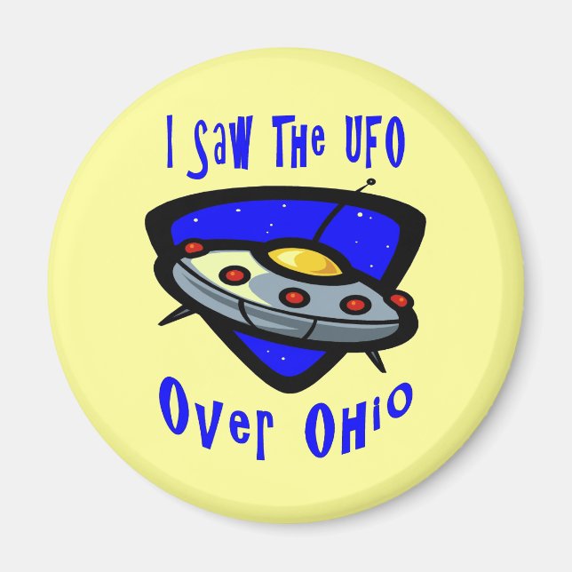 UFO Over Ohio Magnet (Front)