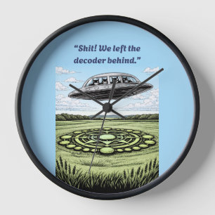 UFO PETS CLOCK