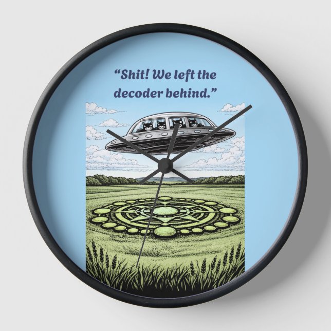 UFO PETS CLOCK (Front)