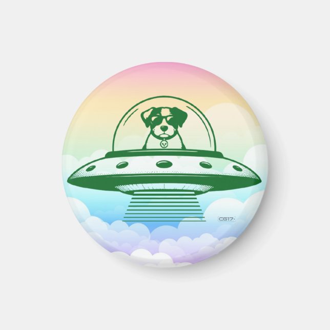 UFO PETS MAGNET (Front)