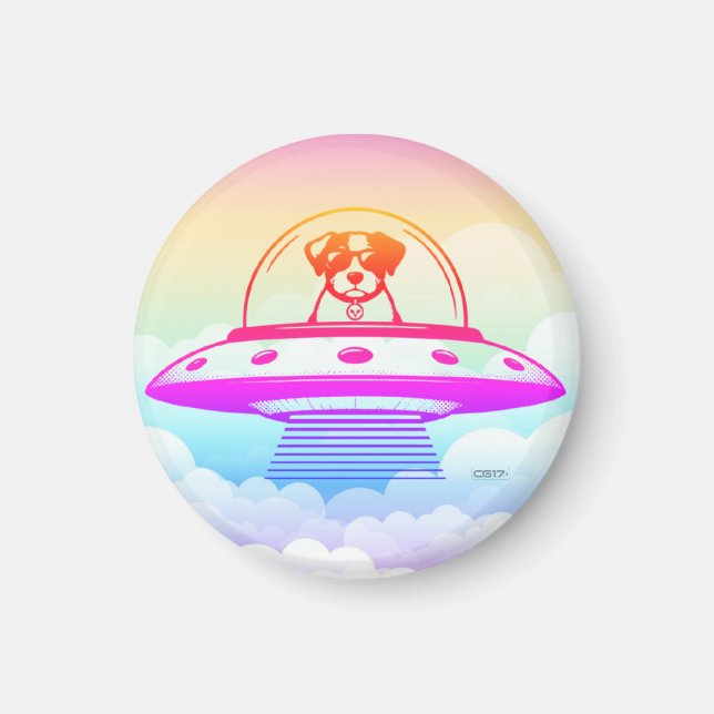 UFO PETS MAGNET (Front)