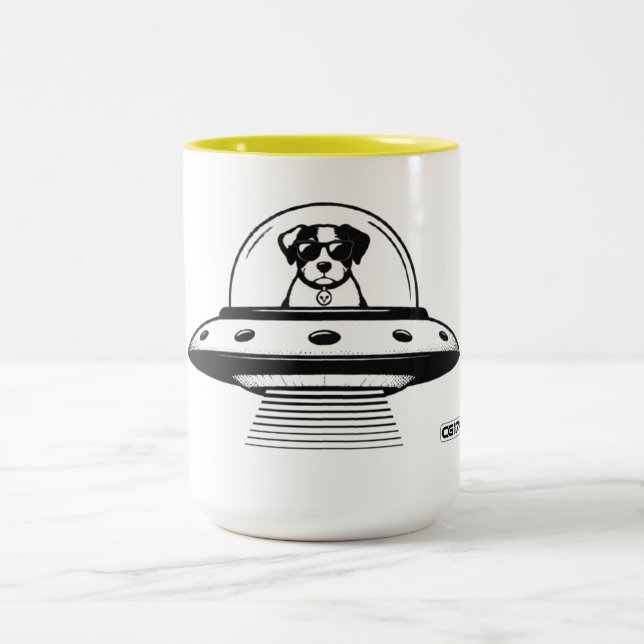 UFO PETS Two-Tone COFFEE MUG (Center)