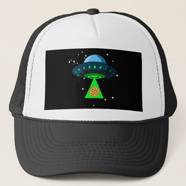 UFO Pizza Pick Up Trucker Hat (Front)