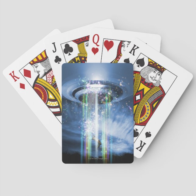 UFO PLAYING CARDS (Back)