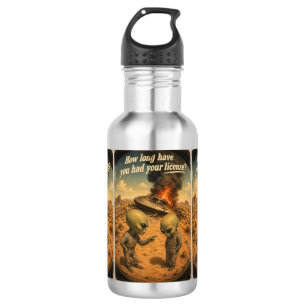 UFO Roswell 40-50s -License- 532 Ml Water Bottle