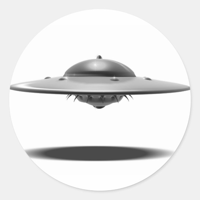 UFO Salamander Classic Round Sticker (Front)