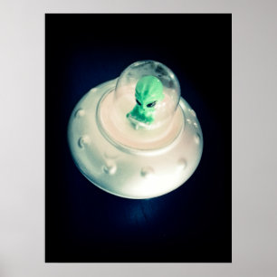 UFO Salt And Pepper Shaker Poster