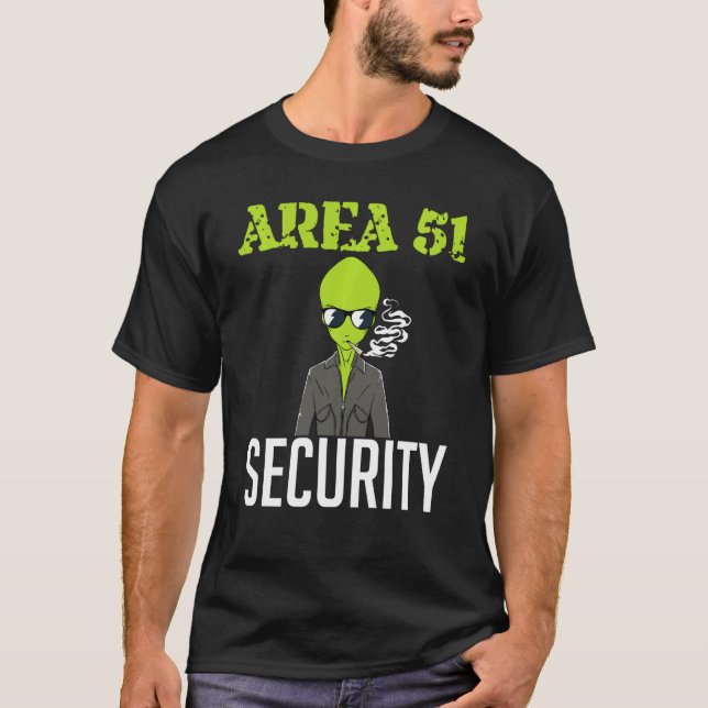 Ufo Space Aliens Unidentified Flying Object Area 5 T-Shirt (Front)