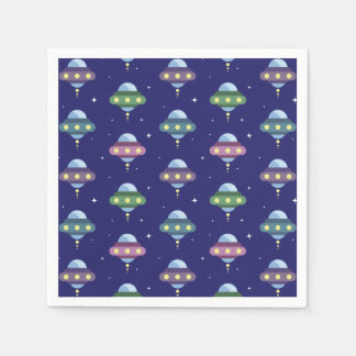 UFO Space Birthday party  Napkin