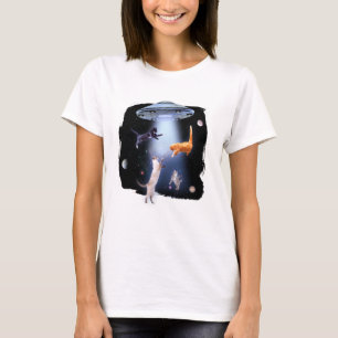 UFO Space Cats T-Shirt