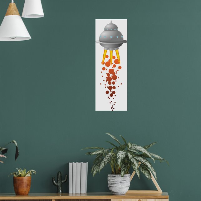 UFO Taking Off Poster (Creator Uploaded)