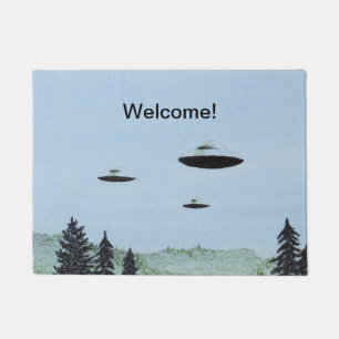 UFO Trio Doormat