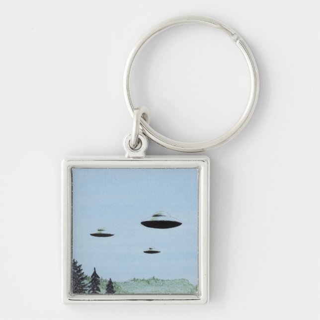 UFO Trio Key Ring (Front)