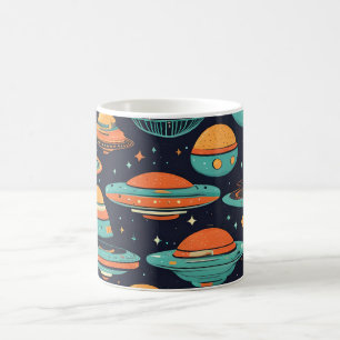 UFO vintage art Coffee Mug