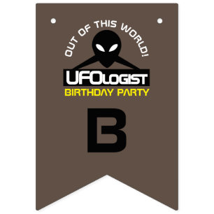 UFOlogist Party, Birthday Bunting