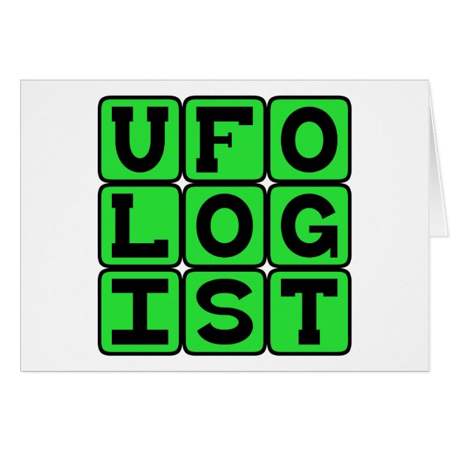 Ufologist, Study of Flying Saucers (Front Horizontal)