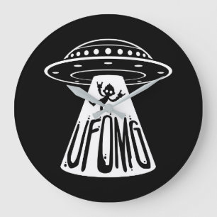 UFOMG LARGE CLOCK