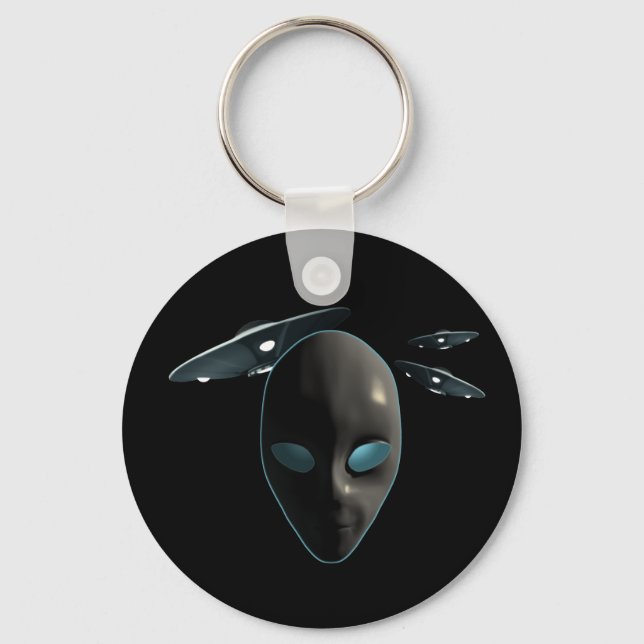 UFOs and Aliens Key Ring (Front)