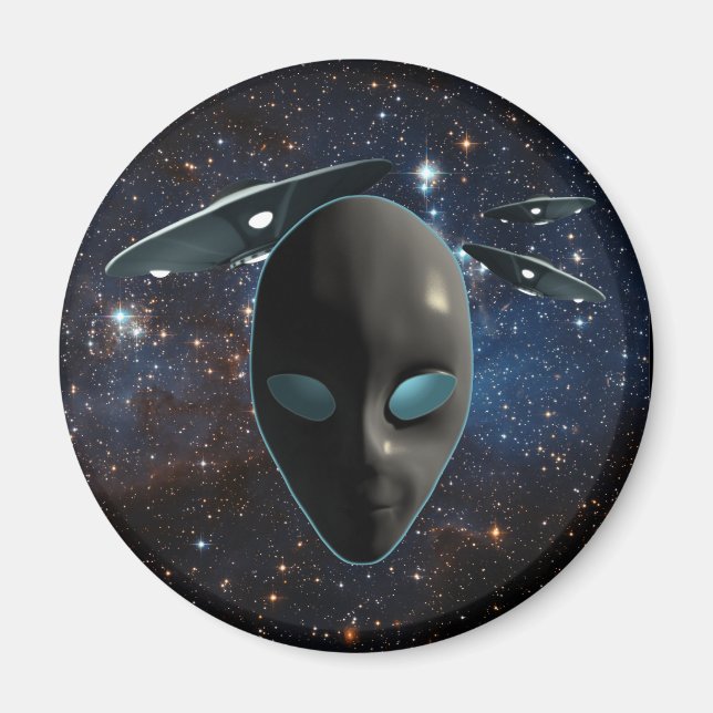 UFOs and Aliens Magnet (Front)