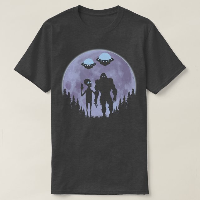Ufos And T-Shirt (Design Front)